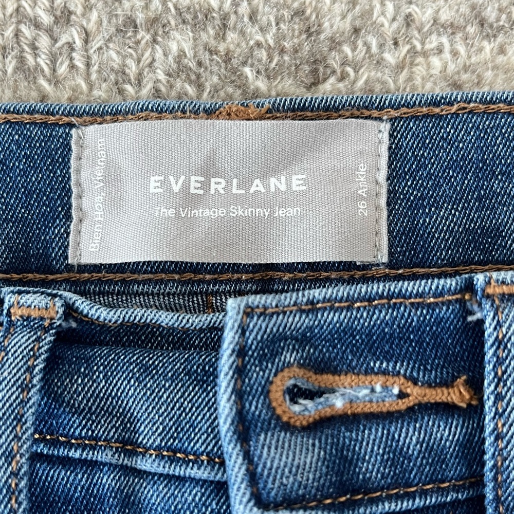 Everlane Vintage Skinny Jean- 26 Ankle